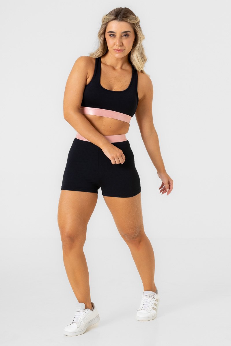 Stockton Print Elastic Shorts