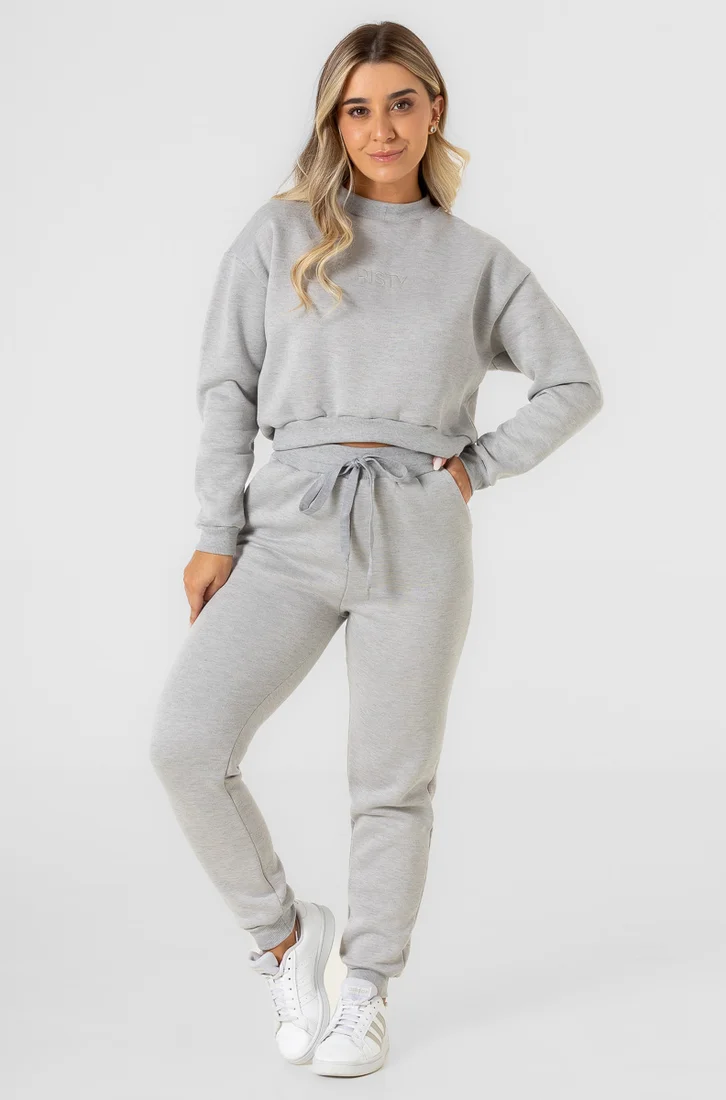 Moletom Cinza Claro Conjunto Moletom RISTY Urban Beyond Basic